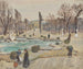 Vinter i Schönbrunn - Oskar Laske — vy av konstverket