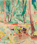 Waldbach II - Oskar Moll — vy av konstverket