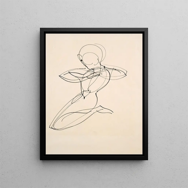 Oskar Schlemmer - Kneeling Figure.webp