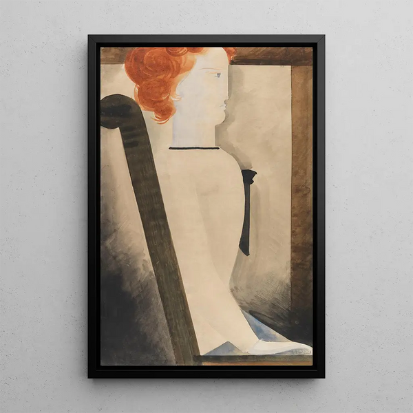 Assise - Oskar Schlemmer — inramlat konstverk på väggen