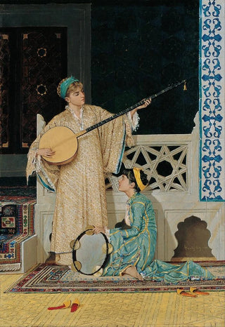 Osman Hamdi Bey - Two Musician Girls.webp