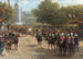 La Place Frederiksplein i Amsterdam vid drottning Wilhelminas inträde den 5 september 1898 - Otto Eerelman — vy av konstverket