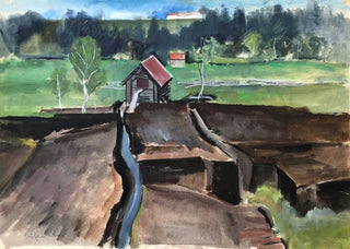 Otto Geigenberger - Moorlandschaft bei Elbach am Schliersee.webp