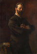 Portrait av teckningsläraren Arthur Haferkorn - Otto Greiner — vy av konstverket
