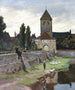 La porte de Rothenburg à Dinkelsbühl - Otto Kubel — vy av konstverket