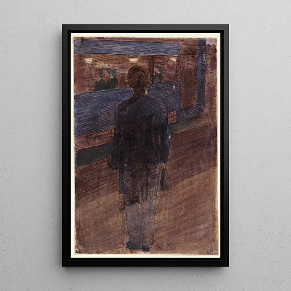 Otto MeyerAmden - Jngling vor Strassenbahn.webp