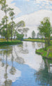 Rive de rivière - Otto Modersohn — vy av konstverket