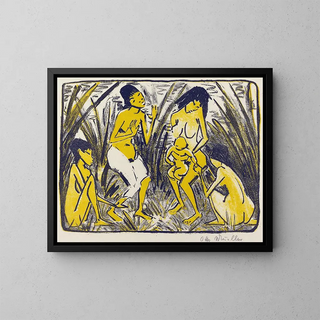 Otto Mueller - Finding of Moses Auffindung des Moses.webp