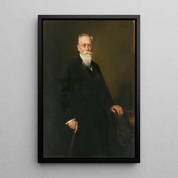 S.E. baron Johann Ferdinand von und zu Bodman - Otto Propheter — inramlat konstverk på väggen