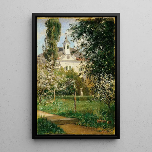 Château de Gerasdorf - Otto Seraphim Peters — inramlat konstverk på väggen