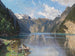 Le lac de Königsee - Otto Strützel — vy av konstverket