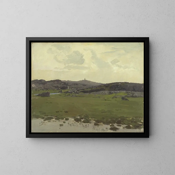 Vue de l'étude de Galtr - Otto Strützel — inramlat konstverk på väggen