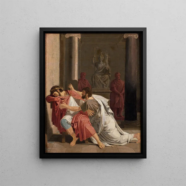 Otto Wallgren - Burrhus Neros Tutor Prostrating Himself before his Sovereign Lord.webp