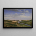 Vue de la côte nord de Zélande à Dronningmølle - P. C. Skovgaard — inramlat konstverk på väggen