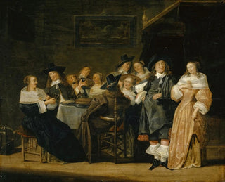 Palamedes Palamedesz - Company at Table.webp