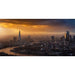 Londons stadspanorama vid skymningen | Fotodekoration