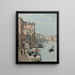 Venise - Paolo Sala — inramlat konstverk på väggen