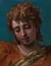 Tête de Saint Michel du retable Petrobelli - Paolo Véronèse — vy av konstverket