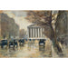 Reproduktion av målningen Paris, La Madeleine av Lesser Ury
