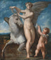 Saturne och Philyra - Parmigianino — vy av konstverket