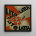 Parole en liberté futuristes olfactives tattilitermiques Pl 1 - Filippo Tommaso Marinetti — inramlat konstverk på väggen