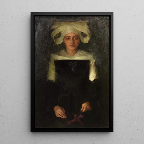 skildhet - Pascal-Adolphe-Jean Dagnan-Bouveret — inramlat konstverk på väggen