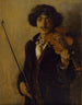 Le musikern - Pascal-Adolphe-Jean Dagnan-Bouveret — vy av konstverket