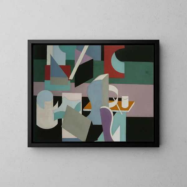 Peinture - Patrick Henry Bruce — inramlat konstverk på väggen
