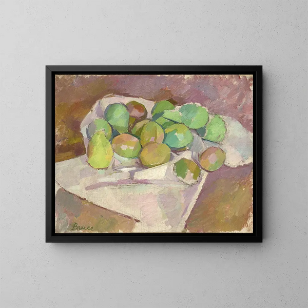 Prunes - Patrick Henry Bruce — inramlat konstverk på väggen