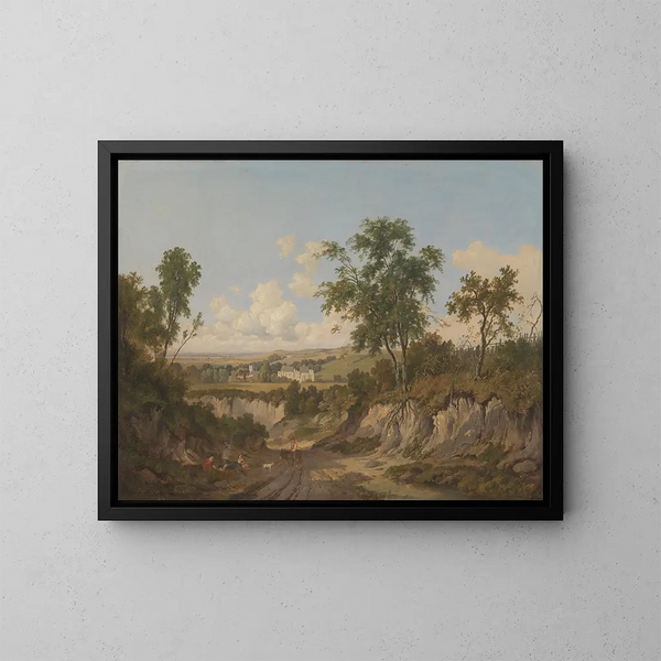 Penshurst Place, Kent - Patrick Nasmyth — inramlat konstverk på väggen