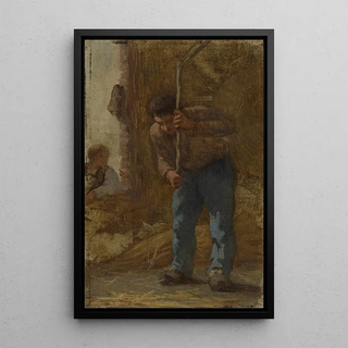 Paul Albert Baudouin - Histoire du bl Le Battage.webp