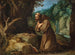 Sankt Franciskus av Assisi i meditation - Paul Bril — vy av konstverket