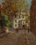 Le Village de New York - Paul Cornoyer — vy av konstverket
