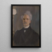 Portrait of Henri Rochefort 1830-1913 - Paul César Helleu — inramlat konstverk på väggen