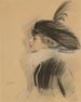Portrait de Belle da Costa Greene - Paul César Helleu — vy av konstverket