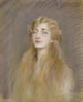 Portrait of Mlle Blanche de Pas - Paul César Helleu — vy av konstverket