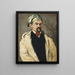 Antoine Dominique Sauveur Aubert född 1817, konstnärens farbror - Paul Cézanne — inramlat konstverk på väggen
