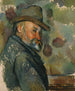 frisyrhatt Cézanne - Paul Cézanne — vy av konstverket