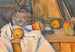 Frukt och ingefärsburk - Paul Cézanne — vy av konstverket