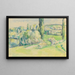 La côte du Jallais, Pontoise - Paul Cézanne — inramlat konstverk på väggen