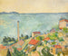 La mer à l'Estaque - Paul Cézanne — vy av konstverket