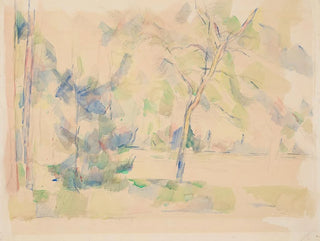 Paul Czanne - Lake at the Edge of a Forest.webp