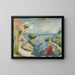 Le Meurtre dans la ravine - Paul Cézanne — inramlat konstverk på väggen