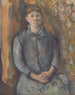 Madame Cézanne - Paul Cézanne — vy av konstverket