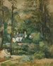 Maisons au Chou, Pontoise - Paul Cézanne — vy av konstverket