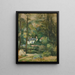 Maisons au Chou, Pontoise - Paul Cézanne — inramlat konstverk på väggen