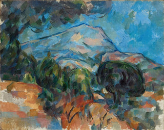 Mont Sainte-Victoire - Paul Cézanne — vy av konstverket