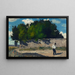 Mur de jardin - Paul Cézanne — inramlat konstverk på väggen