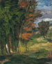 Landskap - Paul Cézanne — vy av konstverket
