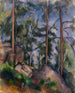 Pins och klippor - Paul Cézanne — vy av konstverket